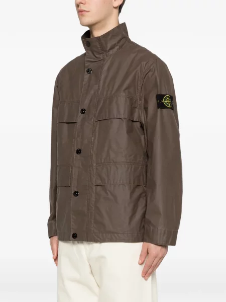 Ceruit geacă Stone Island cu strasuri maro