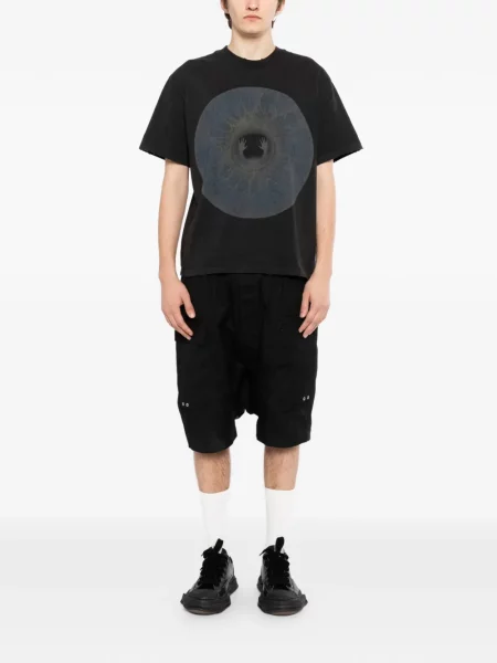 Tricou Warman cu decolteu în U negru