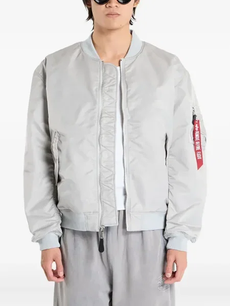 Geacă bomber Alpha Industries gri