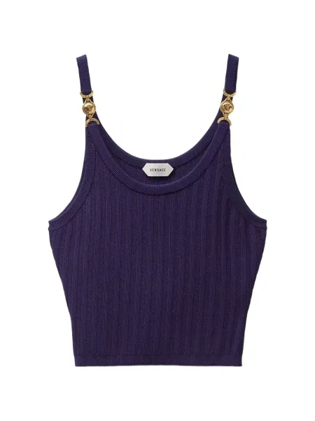 Top Versace tricotate violet