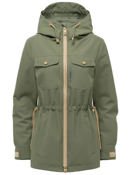 Geacă parka Marikoo verde