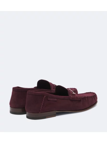 Pantofi loafer Tom Ford din piele de căprioară