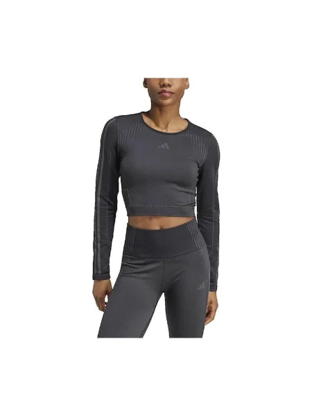 ADIDAS PERFORMANCE Funkčné tričko sivá / tmavosivá čierna