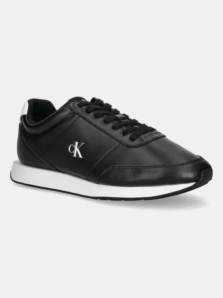 Calvin Klein sneakers RETRO RUNNER ESS LTH negru