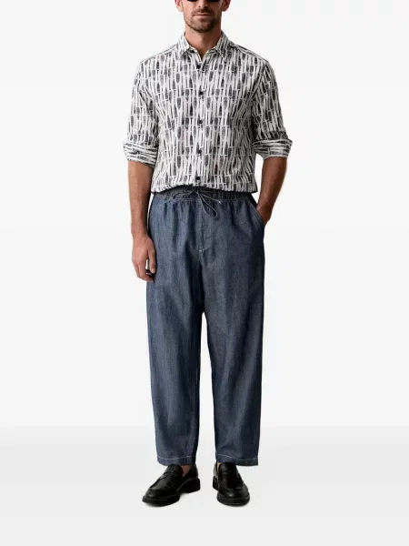 Pantaloni Benetton cu cordon albastru