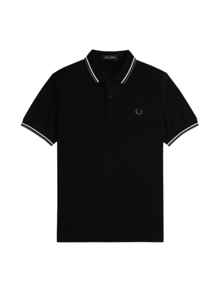 Koszulka polo Fred Perry czarna