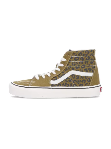 Sneakersy Vans w panterkę zielone