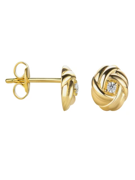DIAMANT LETERNEL Cercei Ohrringe aus Gelbgold auriu