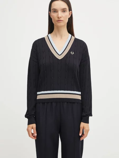 Fred Perry pulover bleumarin light