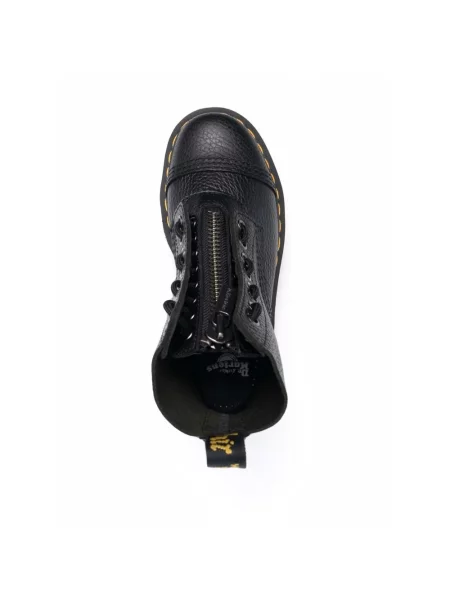 Botki Dr. Martens sznurowane skórzane czarne