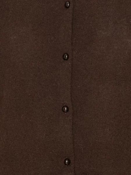 Cardigan Rotate Birger Christensen cu volane maro
