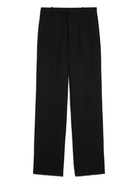 Pantaloni Jil Sander de lână negru