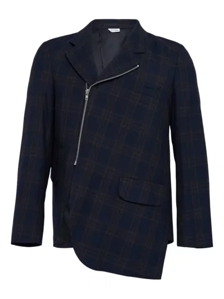 Geacă Comme Des Garçons Homme Deux în carouri albastru