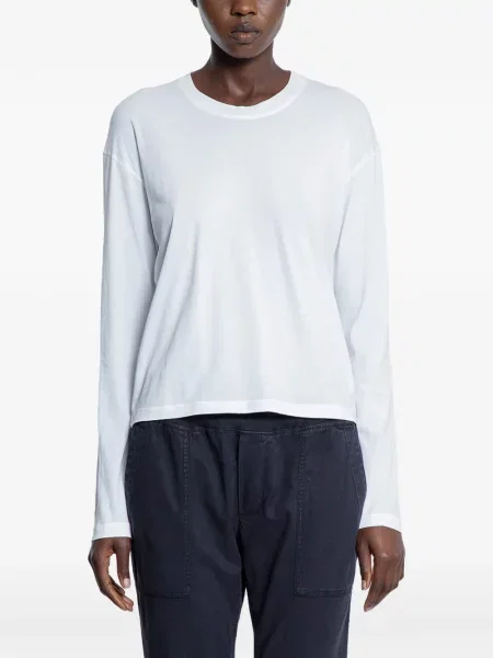 Tricou James Perse lung alb