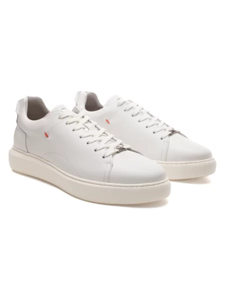 Sneakersy Ambitious sznurowane białe