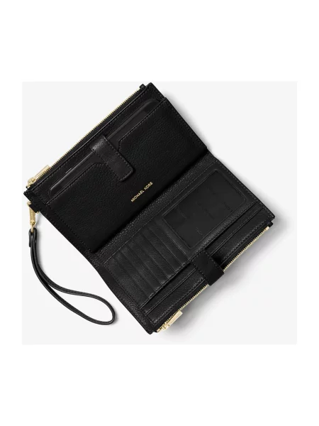 Portfel ze skóry naturalnej model ‘Jet Set’ Michael Michael Kors czarny