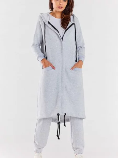 Bluza z kapturem Infinite You szara