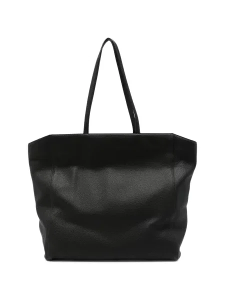 Geantă shopper The Row din piele negru