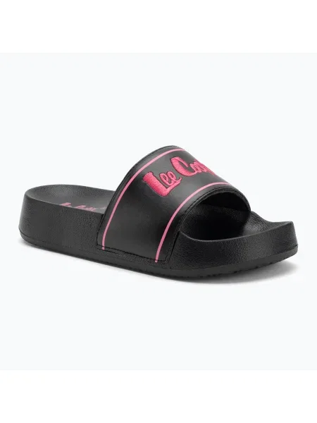 Дамски джапанки Lee Cooper black/pink черно