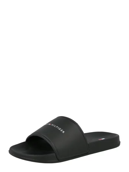 Šlepetės Tommy Hilfiger Juoda balta