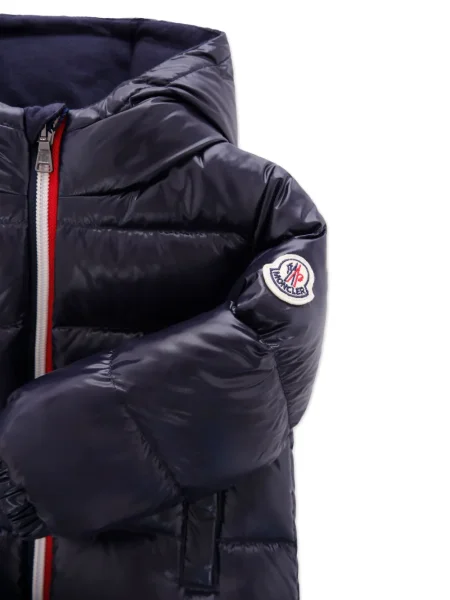 Płaszcz dziecięcy Moncler Enfant niebieski