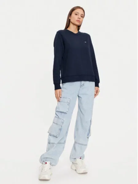 Tommy Jeans Mikina Tmavomodrá