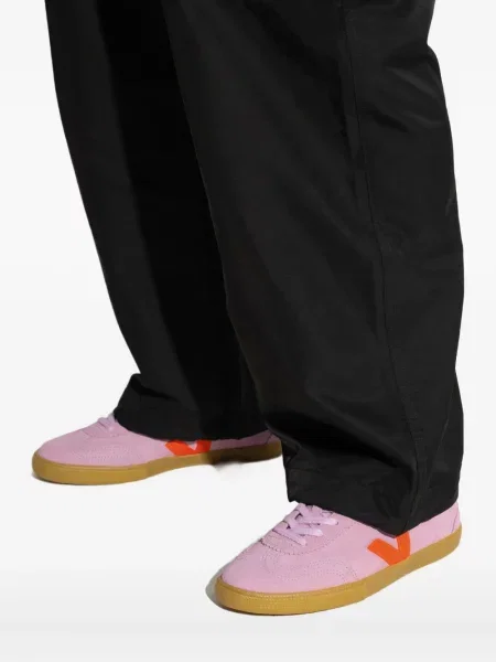Sneakerși Veja din piele de căprioară violet