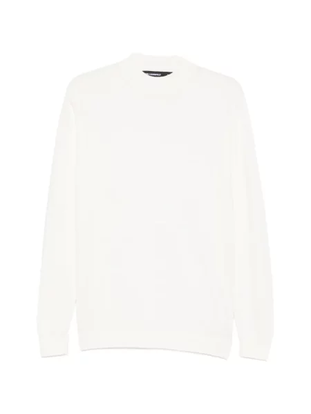 Pulover Karl Lagerfeld cu broderie alb