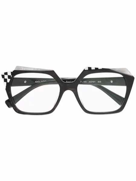 Sunčane naočale Alain Mikli karirane crna