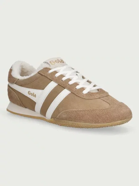 Gola Sprinter Summit Trainer sneakers pentru femei din piele întoarsă bej