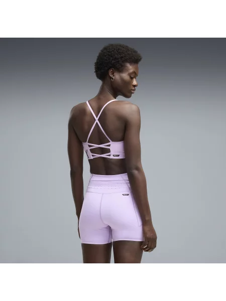 Puma X Hyrox Strappy Pwrmode Bra Light Lavender S fioletowy