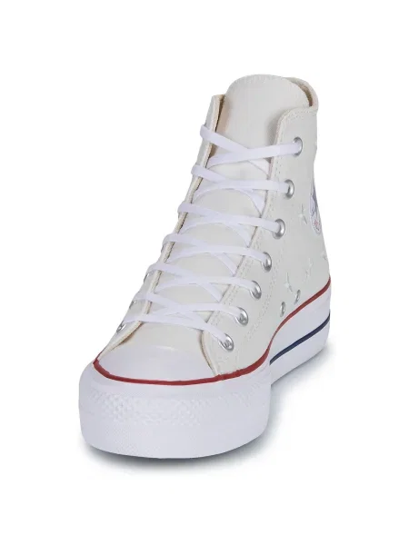 Tenisky Converse Chuck Taylor All Star na platforme biela