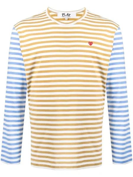 Tricou Comme Des Garcons Play lung albastru