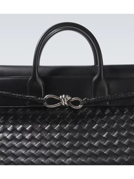 Geantă Bottega Veneta din piele negru