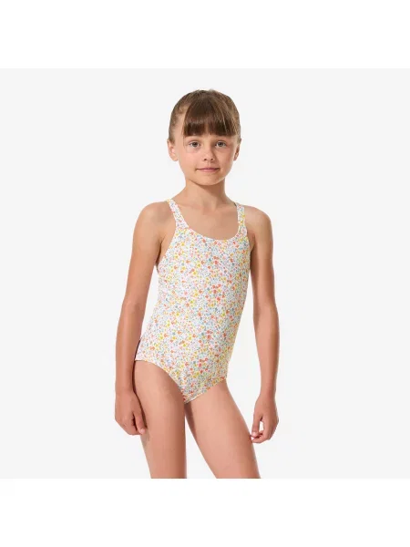 Stroj jednoczęściowy dziecięcy Decathlon pomarańczowy