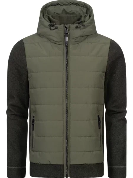 Ragwear Prehodna jakna Doryan temno / oliva siva