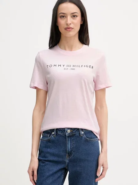 Tommy Hilfiger tričko růžové
