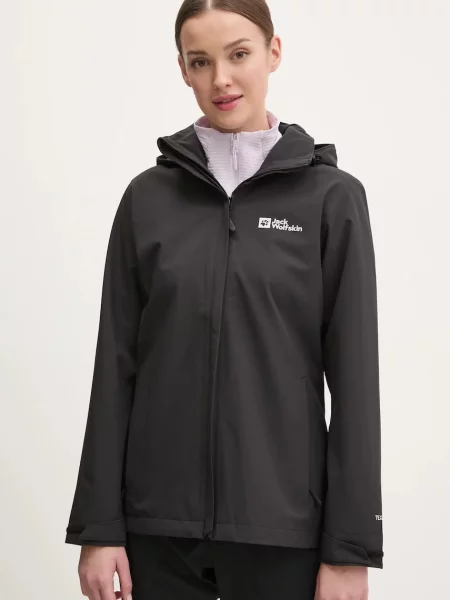 Geacă Jack Wolfskin negru