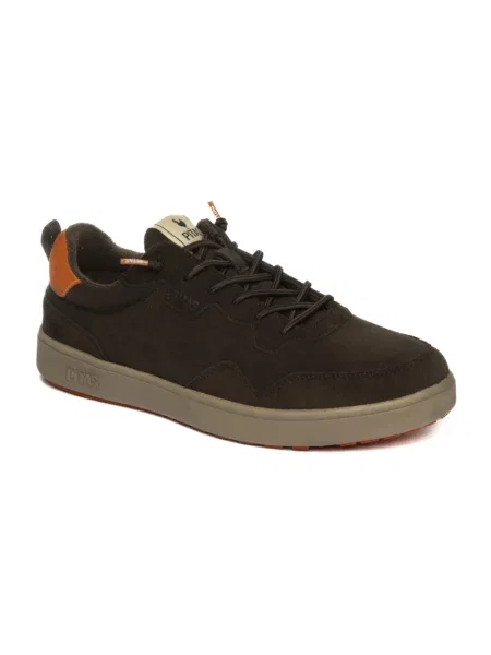 Sneakersy Walkinpitas zamszowe brązowe
