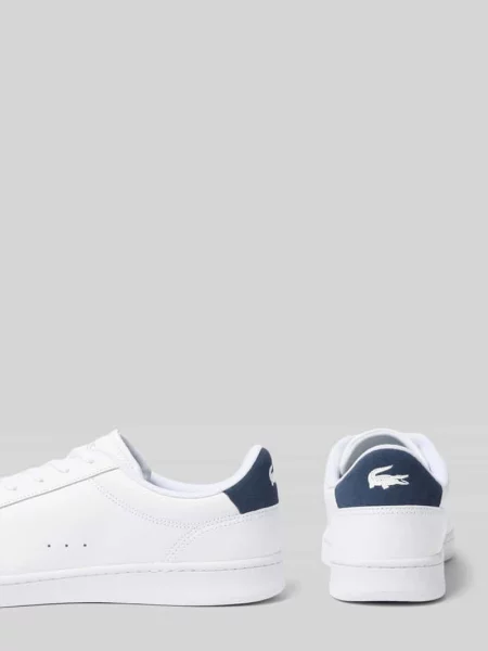 Sneakersy z naturalnej skóry model Lacoste białe