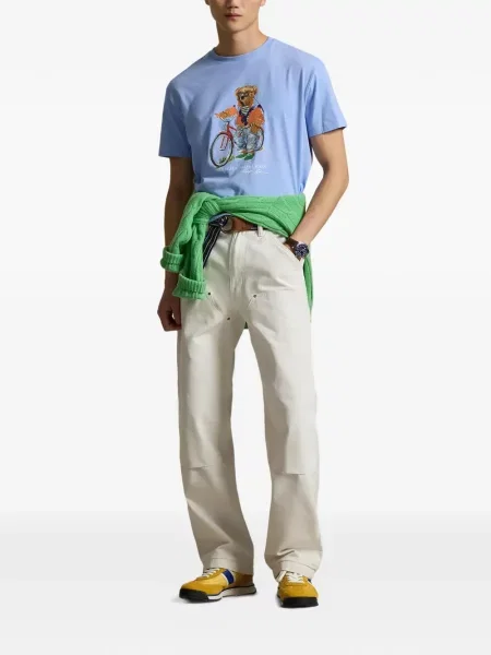 Pólóing Polo Ralph Lauren nyomtatás fehér