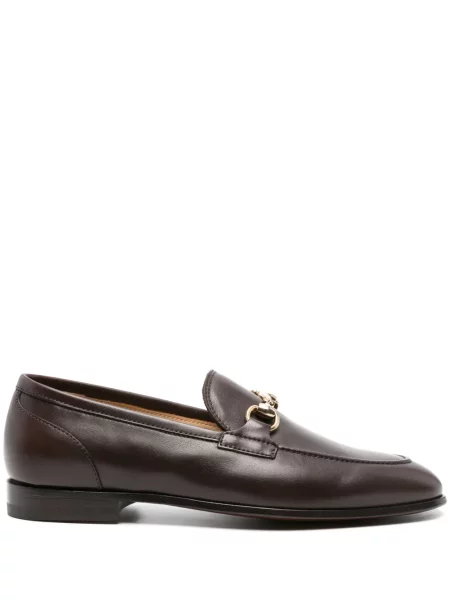 Pantofi loafer Scarosso din piele maro