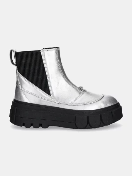 Usnjeni chelsea Sorel CARIBOU X BOOT CHELSEA W srebrna