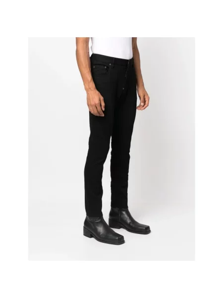 Skinny jeansy skinny Dsquared2 czarne