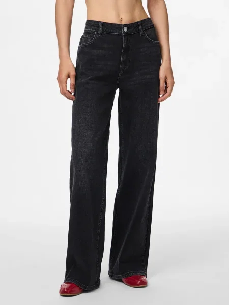 PIECES Jeans PCSilke denim negru