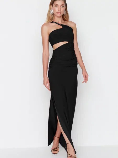 Rochie de seară Trendyol negru