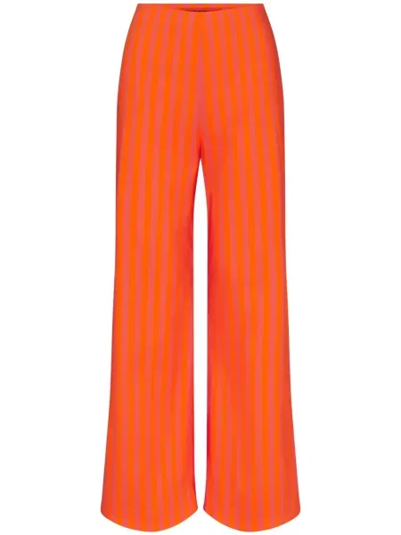 Pantaloni Simon Miller din poplin portocaliu