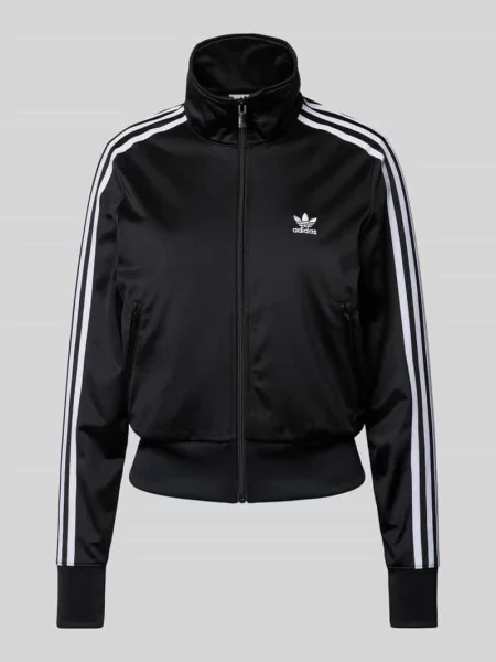Kurtka treningowa z wyhaftowanym logo model ‘FIREBIRD’ Adidas Originals czarna