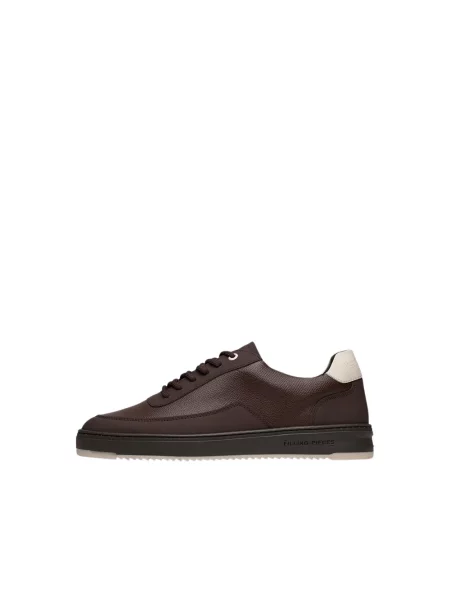 Sneakersy Filling Pieces skórzane brązowe