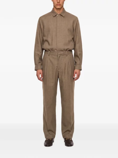 Pantaloni Our Legacy maro